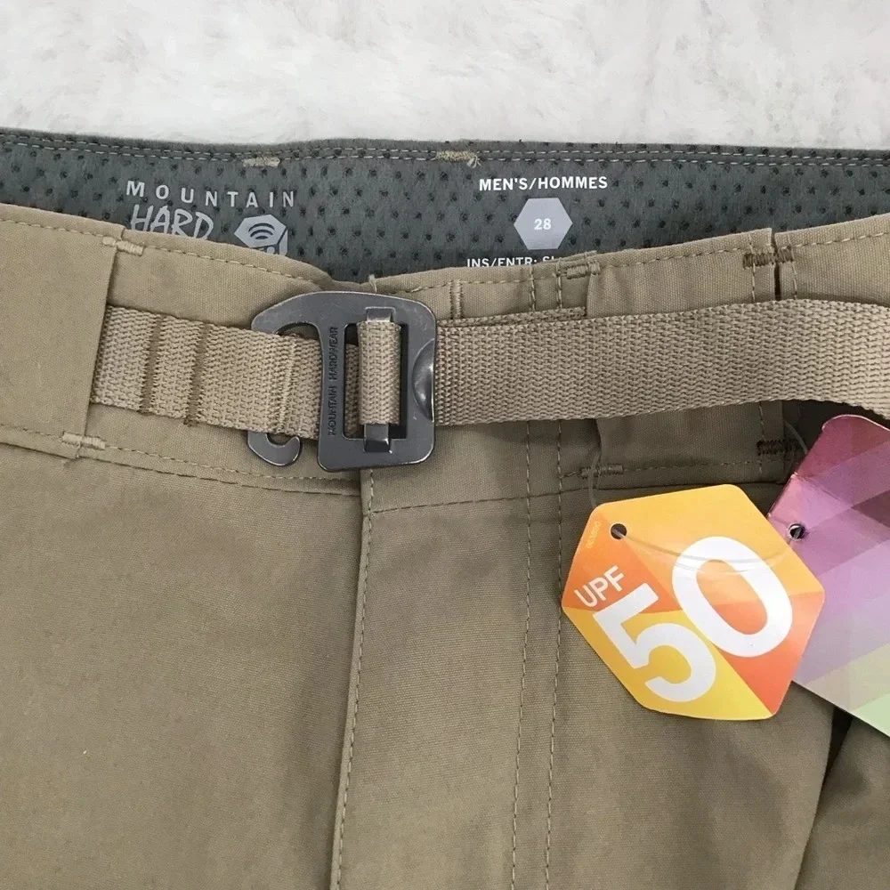 Mountain Hardwear Men’s Hiking Convertible Zip Off Pants UPF NWT Size 28